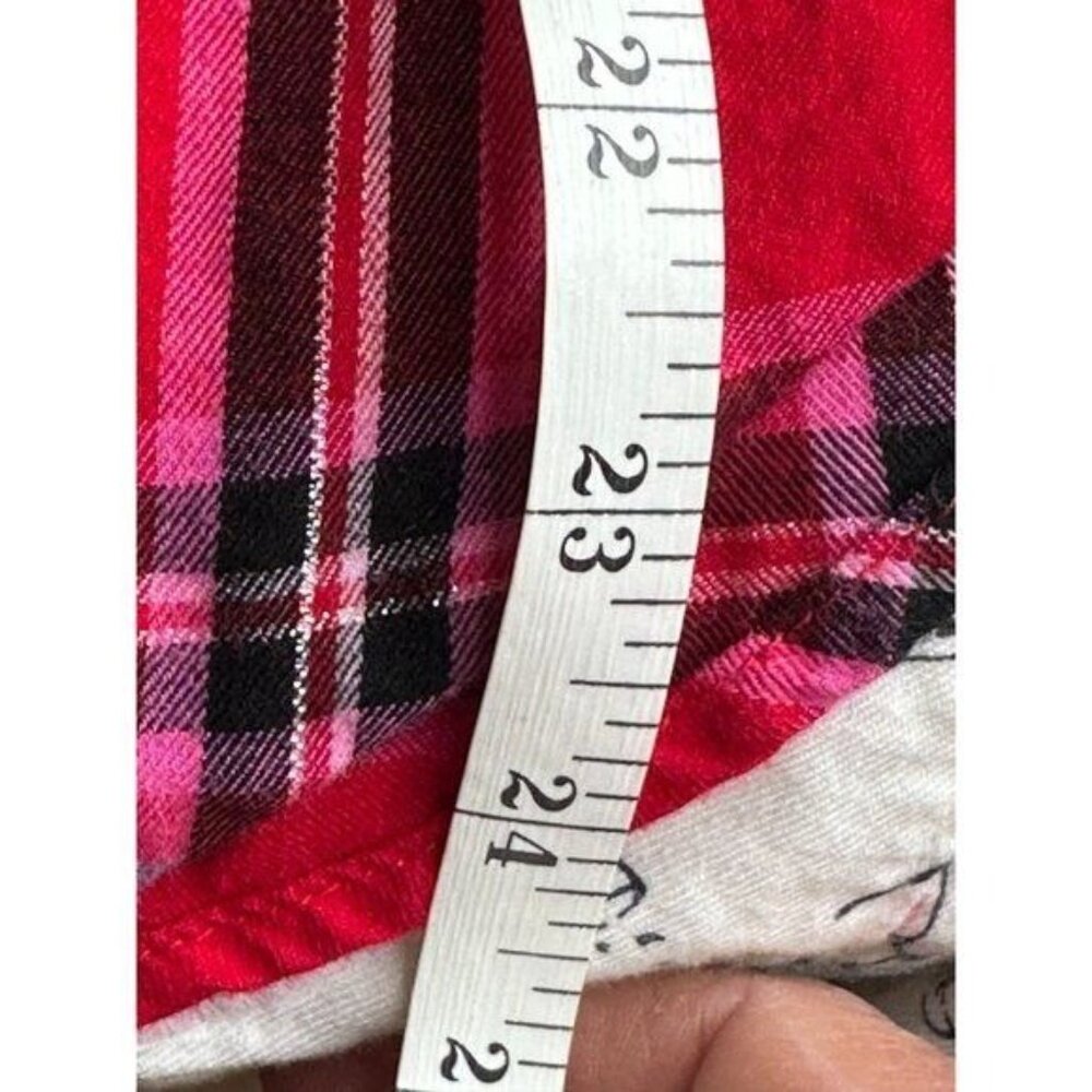 Victorias Secret Womens Red Plaid Pajama Taille Set Christmas XS Reg - Picture 7 of 8